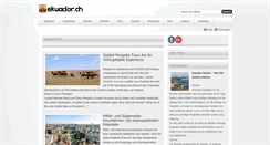 Desktop Screenshot of ekuador.ch